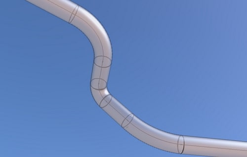 Détails de cintrage de tubes dans la production industrielle